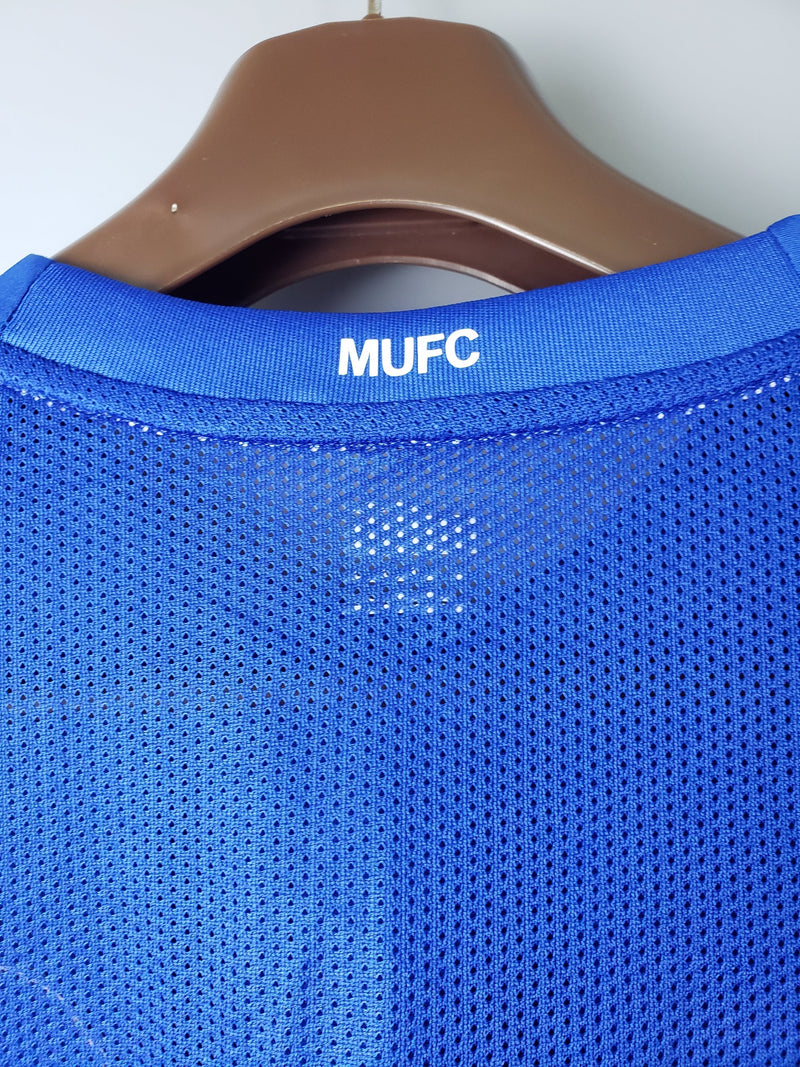 Camisa Manga Longa Manchester United 07/08 Nike - Azul