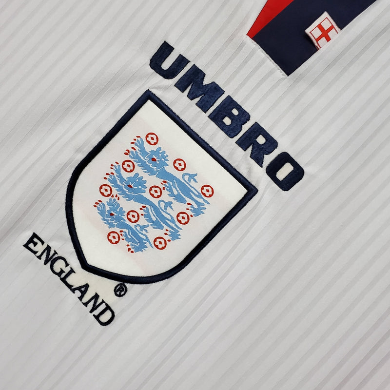 Camisa Manga Longa Seleção Inglaterra 1998 Umbro - Branco