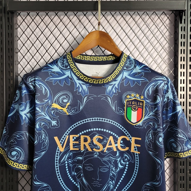 Camisa Seleção Itália x Versace - Puma - Azul