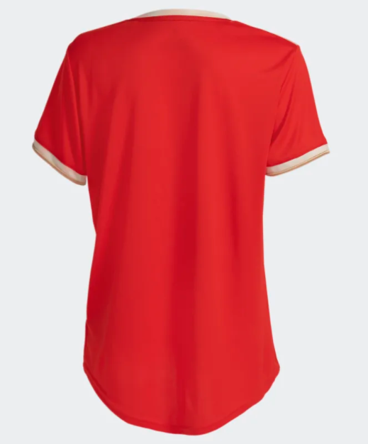 Camisa Feminina Internacional I 22/23 Adidas - Vermelha