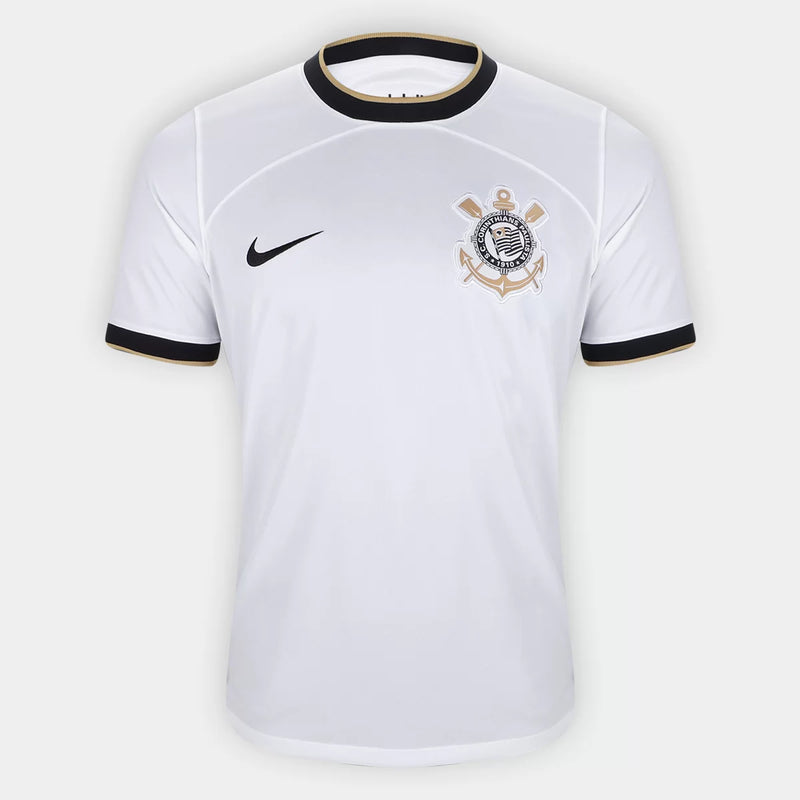 Camisa Corinthians I 22/23 Nike - Masculina - Branco+Preto