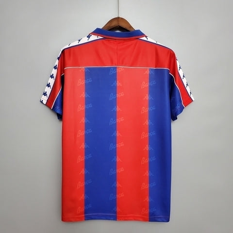 Camisa Barcelona Retrô 1992/1995 Azul e Vermelha - Kappa