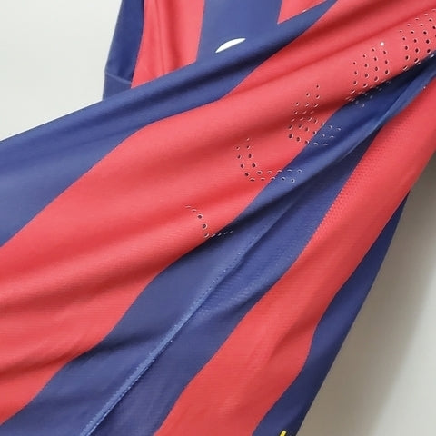 Camisa Barcelona Retrô 2014/2015 Azul e Grená - Nike