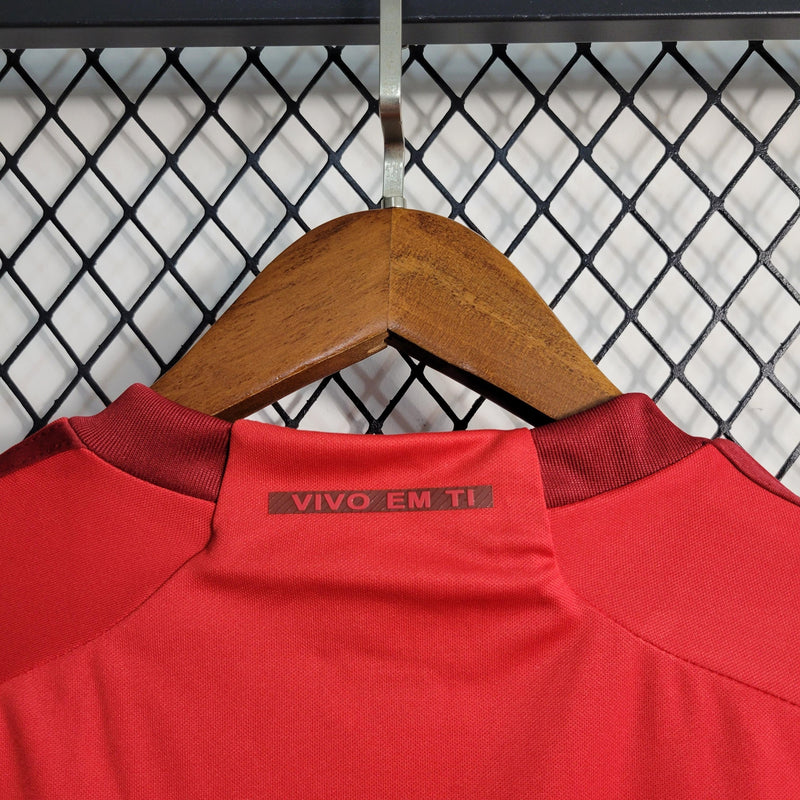 Camisa Internacional I 23/24 Adidas - Vermelho