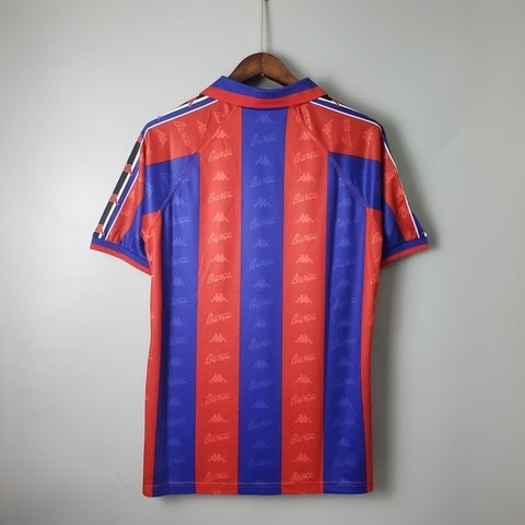 Camisa Barcelona Retrô 1996/1997 Azul e Grená - Kappa