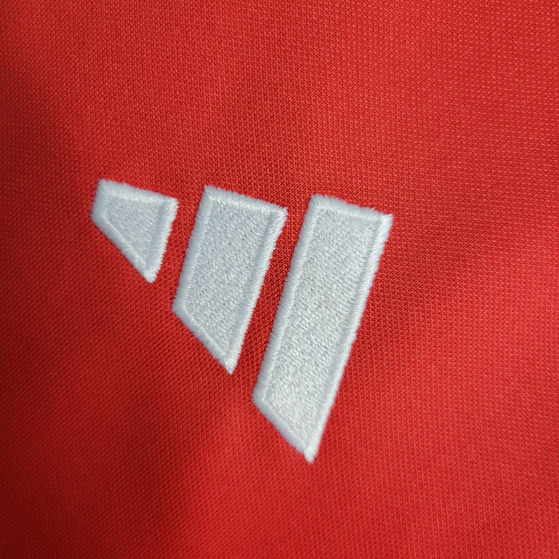 Camisa Internacional I 23/24 Adidas - Vermelho