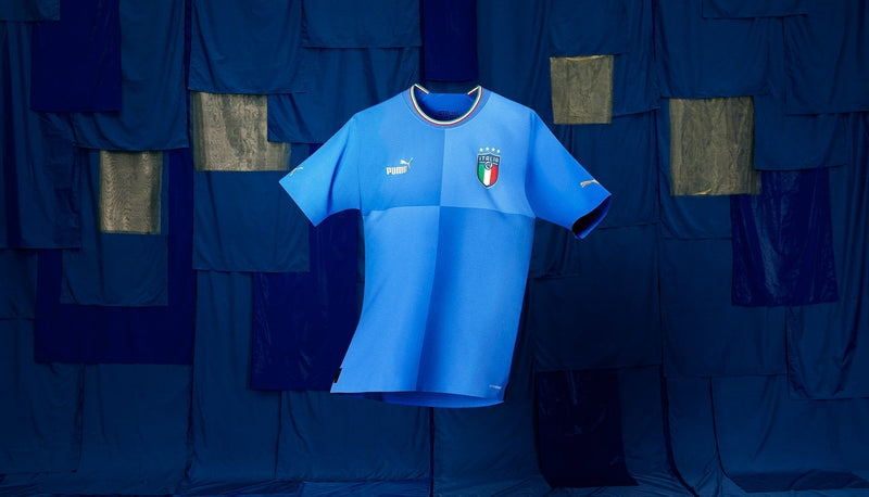 Camisa Seleção Itália I 22/23 Puma - Azul
