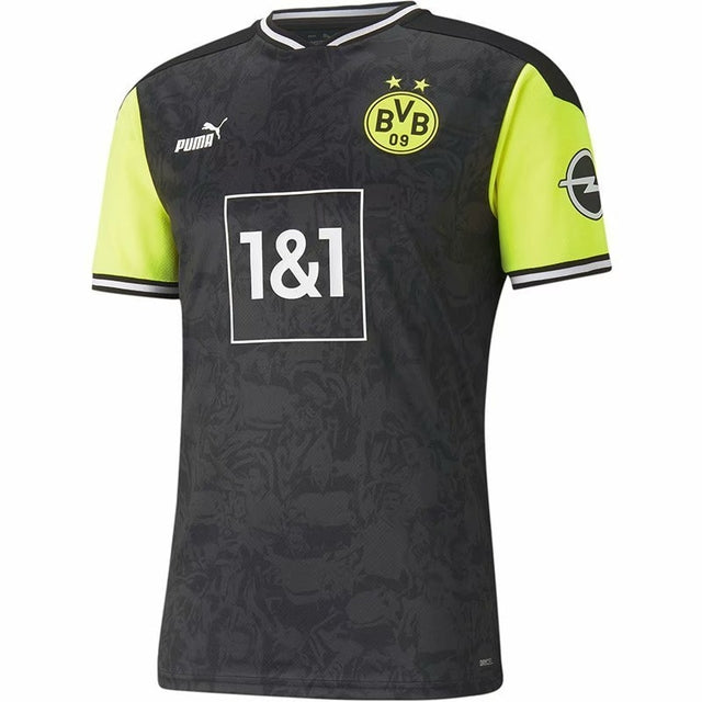 Camisa Anos 90 Borussia Dortmund 21/22 Puma - Preto e Amarelo