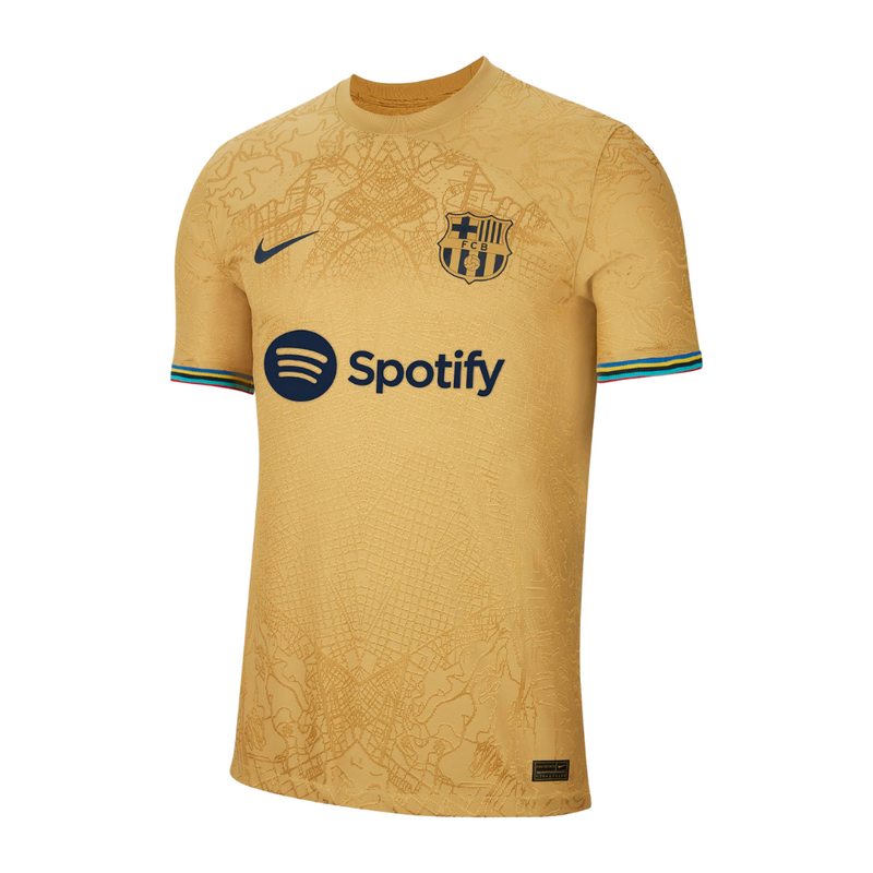 Camisa Barcelona II 22/23 Nike - Dourada