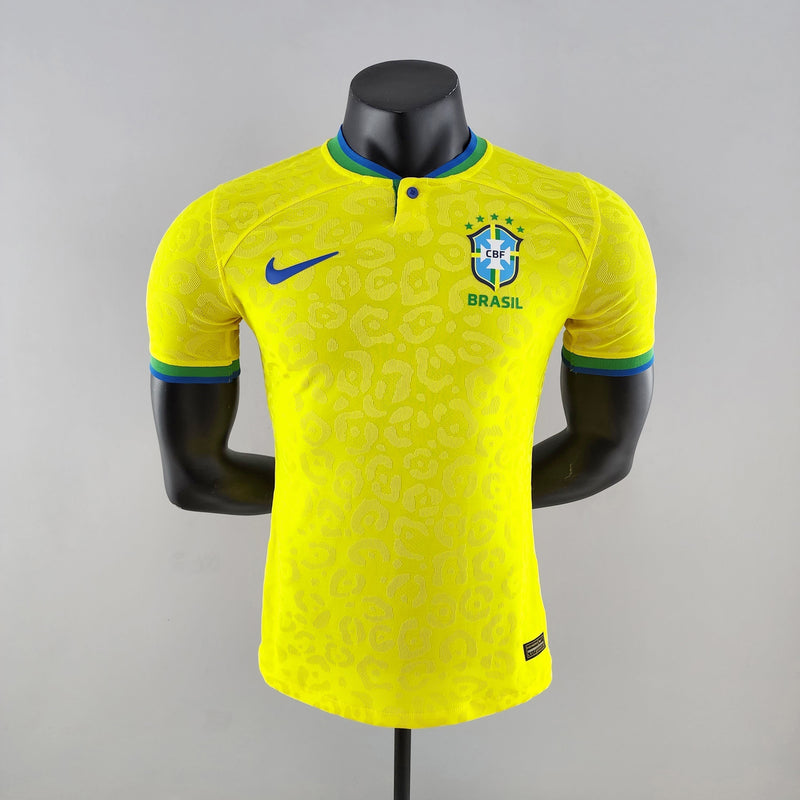 Camisa Brasil I 2022 - Amarela - Nike - Masculino Jogador