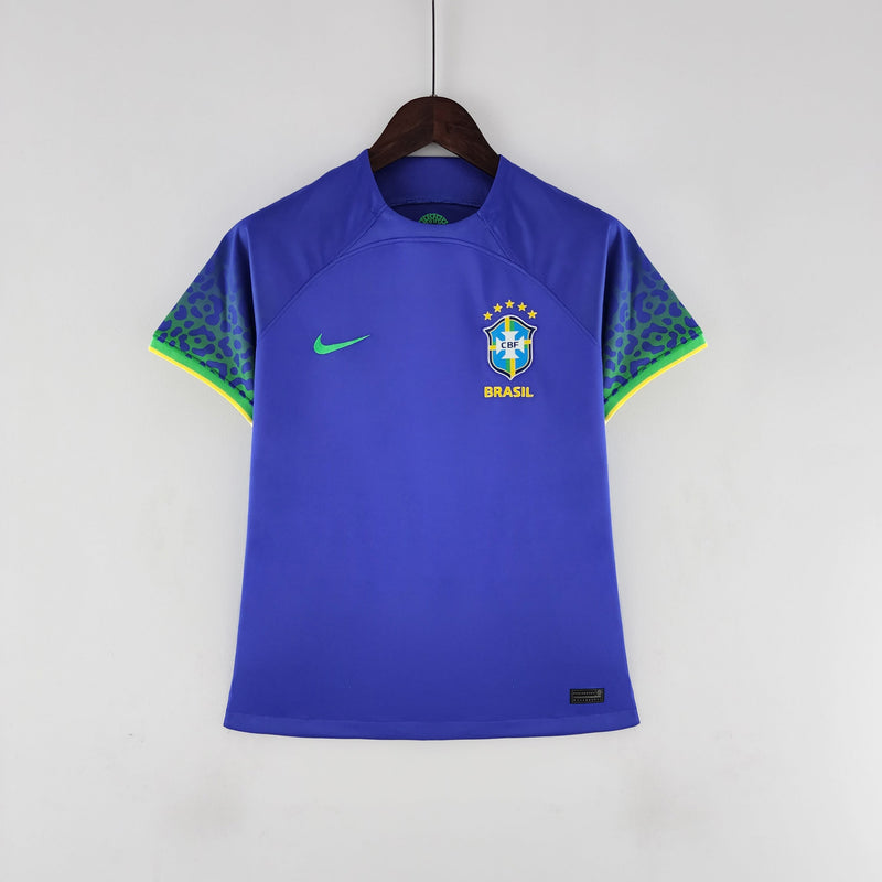 Camisa Feminina Seleção Brasil II 22/23 Nike - Azul