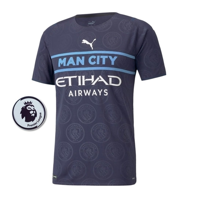 Camisa Manchester City III [Premier League] 21/22 Puma - Azul Escuro