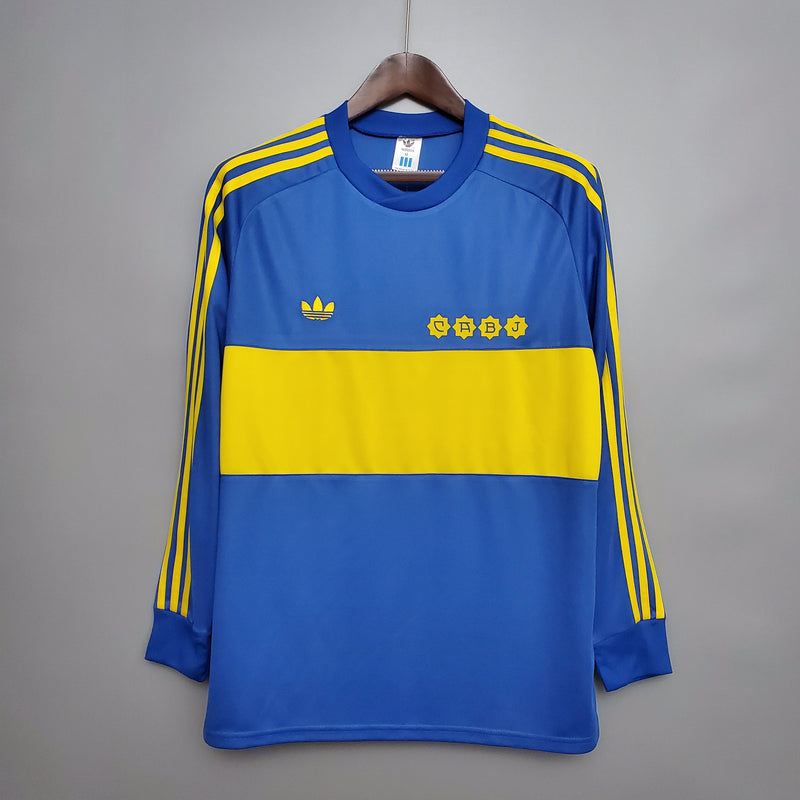 Camisa Manga Longa Boca Juniors 1981 Adidas - Azul