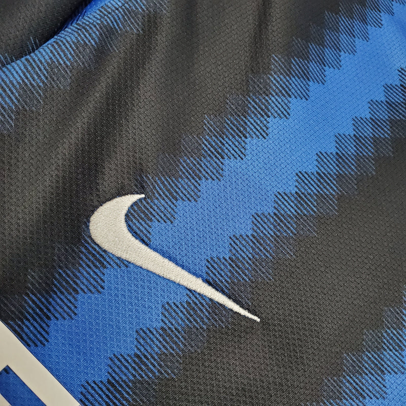 Camisa Manga Longa Inter de Milão I 10/11 Nike - Azul e Preto