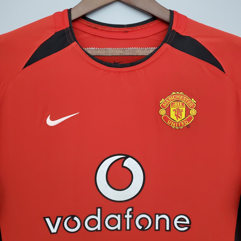 Camisa Manga Longa Manchester United 02/04 Nike - Vermelho
