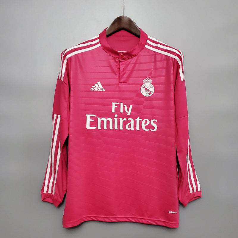 Camisa Manga Longa Real Madrid II 14/15 Adidas - Rosa