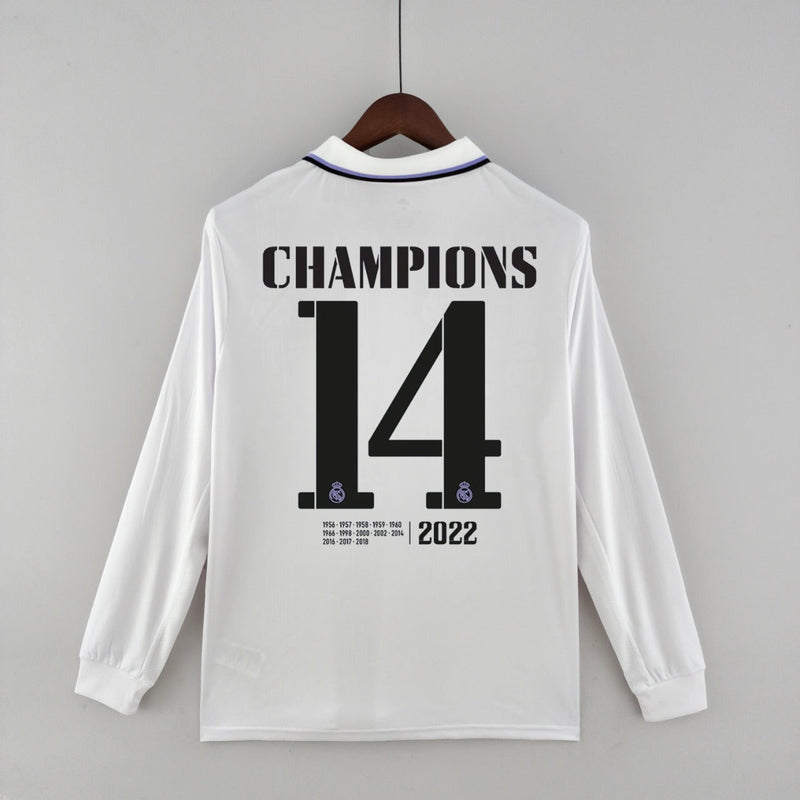 Camisa Manga Longa Real Madrid [UEFA Champions League