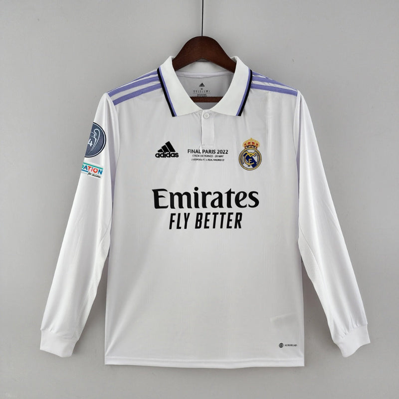 Camisa Manga Longa Real Madrid [UEFA Champions League