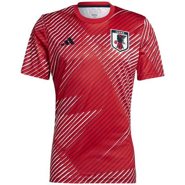 Camisa Pré-jogo Seleção Japão 2022 Adidas - Vermelho