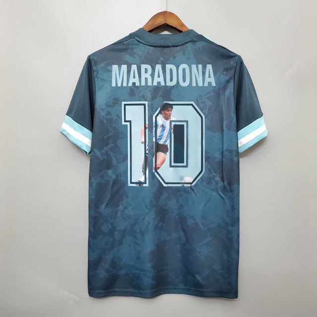 Camisa Seleção Argentina II [Maradona 10] 21/22 Adidas - Azul Escuro
