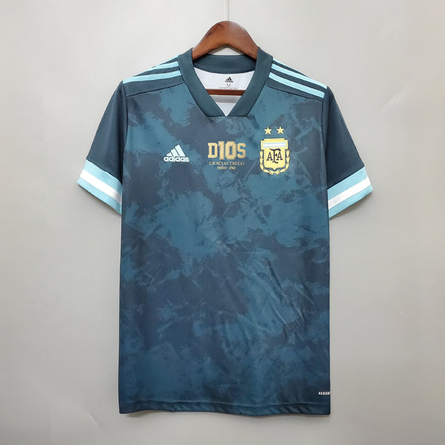 Camisa Seleção Argentina II [Maradona 10] 21/22 Adidas - Azul Escuro