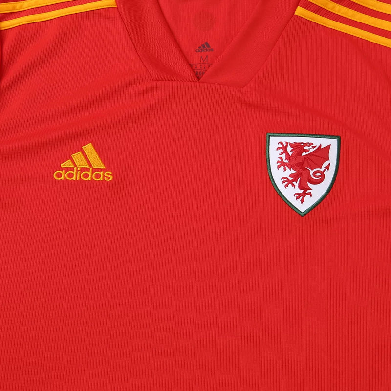 Camisa Seleção País de Gales I 20/21 Adidas - Vermelho