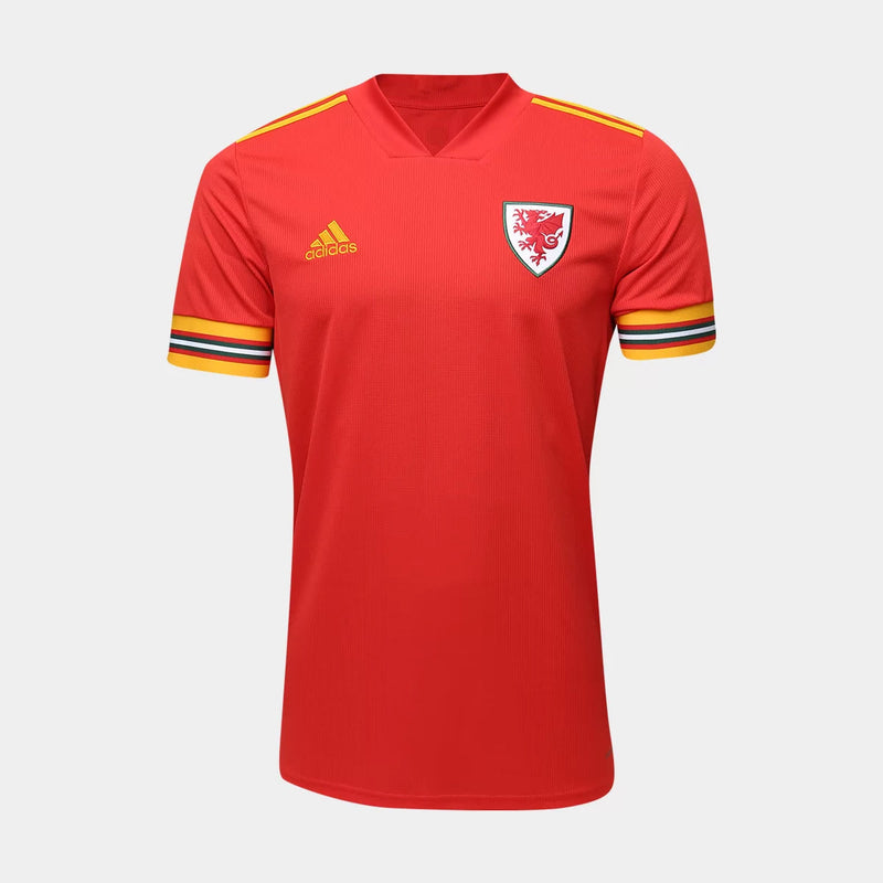 Camisa Seleção País de Gales I 20/21 Adidas - Vermelho