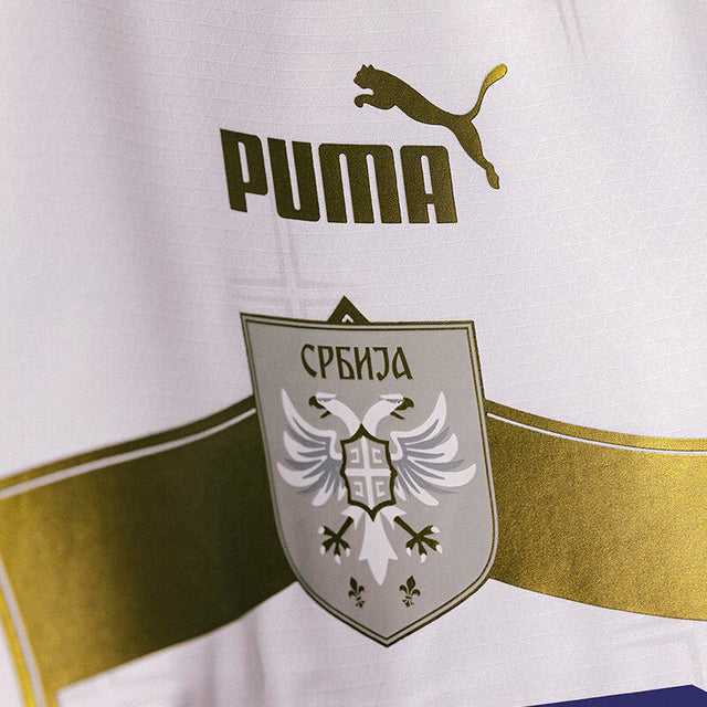 Camisa Seleção Sérvia II 2022 Puma - Branco