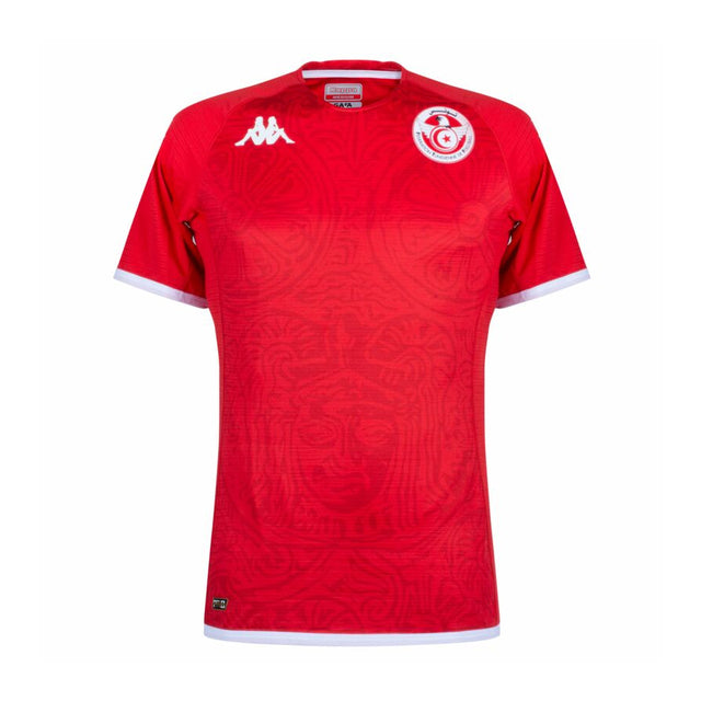 Camisa Seleção Tunísia I 2022 Kappa - Vermelho