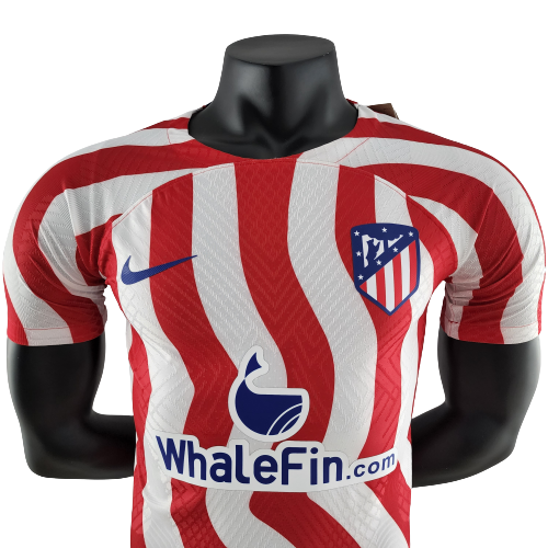 Camisa Atlético de Madrid I 22/23 Vermelha e Branca - Nike - Masculino Jogador