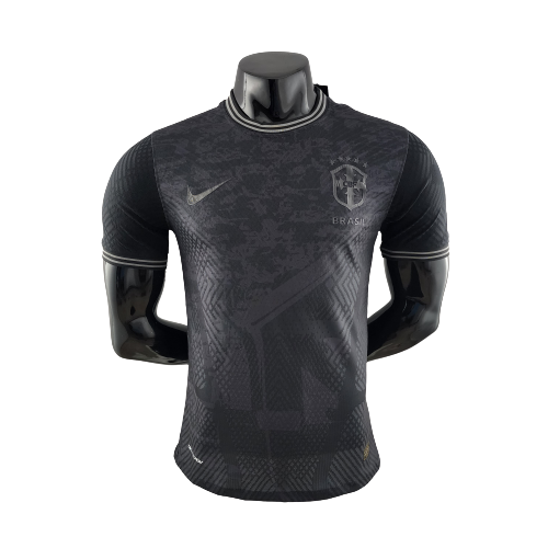 Camisa Brasil Edição Concept 2022 Preto - Nike - Masculino Jogador Preto