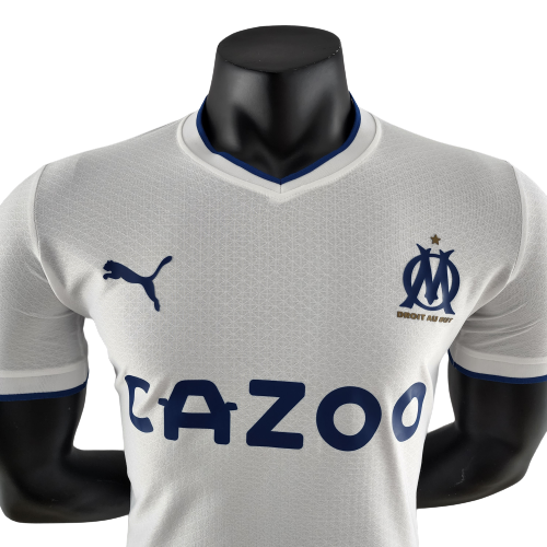 Camisa Olympique de Marseille 22/23 - Branca - Puma - Masculino Jogador