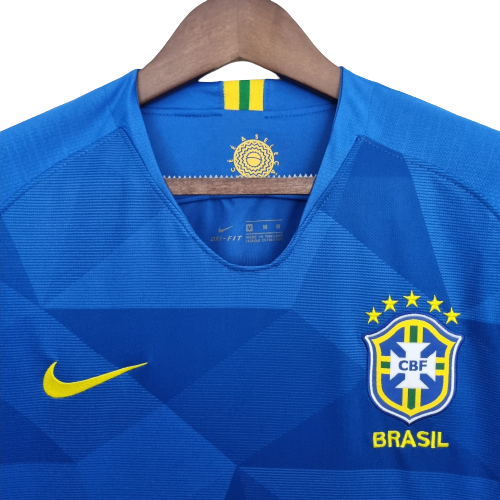 Camisa Seleção Brasileira Retrô 2018 Azul - Nike