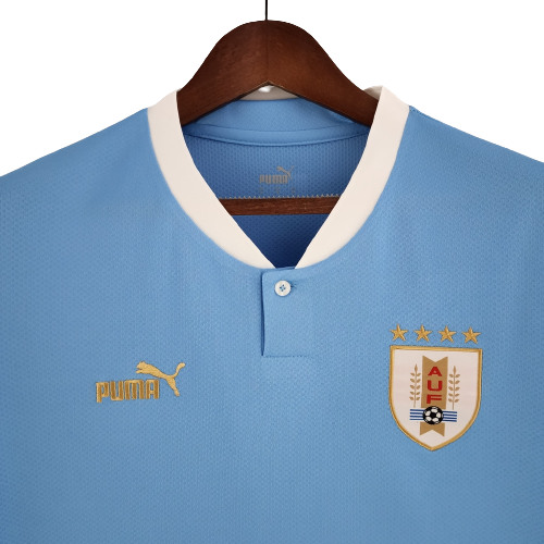 Camisa Seleção Uruguai I 22/23 Puma - Azul Celeste
