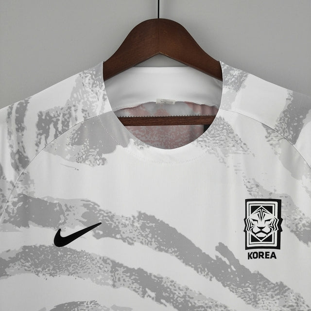Camisa de Treino Seleção Coréia do Sul 2022 Nike - Branco e Cinza