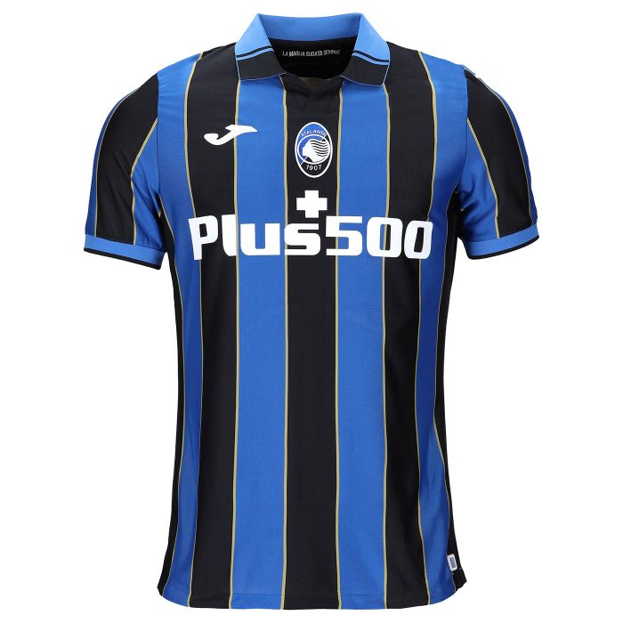 Camisa Atalanta I 21/22 Joma - Azul e Preto