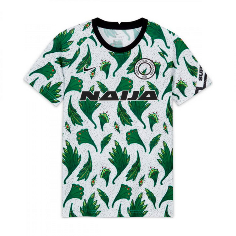 Camisa Pré-jogo Seleção Nigéria 20/21 Nike - Branco