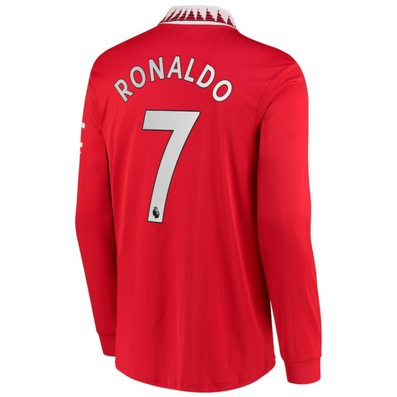 Camisa Manga Longa Manchester United 22/23 Adidas [Ronaldo