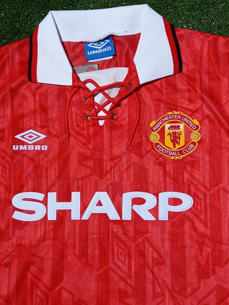 Camisa Manchester United I Retrô 1992/94 Umbro - Vermelho