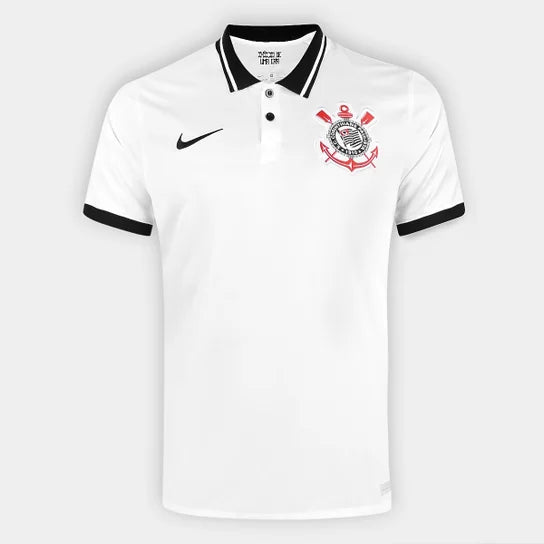 Camisa Corinthians I 20/21 Nike - Masculina - Branca+Preto