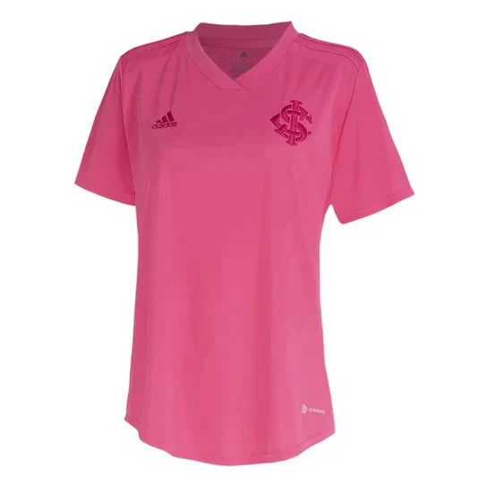 Camisa Internacional Outubro Rosa 22/23 Adidas Feminina - Rosa