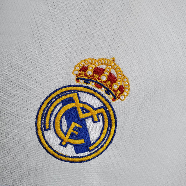 Camisa Real Madrid I [UEFA Champions League] 21/22 Adidas - Branco