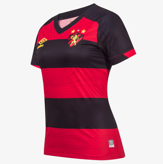 Camisa Feminina Sport Recife I 22/23 Umbro - Rubro Negro