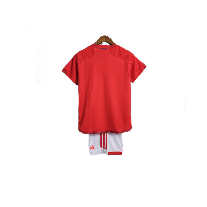 Kit Infantil Internacional 23/24 Adidas - Vermelho