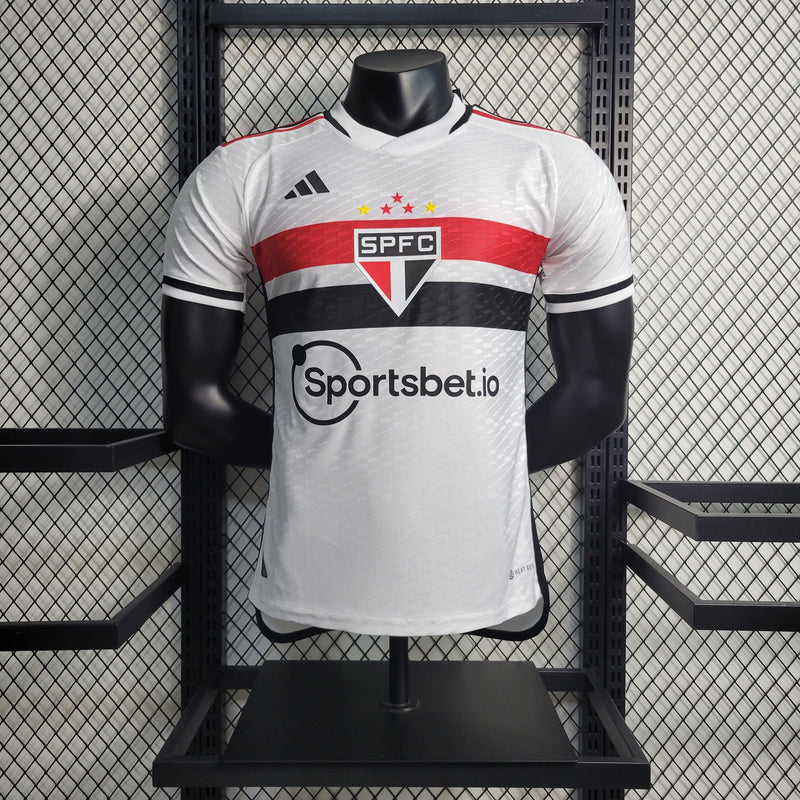 Camisa São Paulo I 23/24 Branca - Adidas - Masculino Jogador