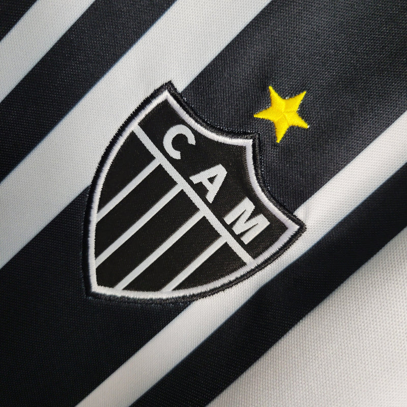 Camisa Feminina Atlético Mineiro I 23/24 Adidas - Preto e Branco