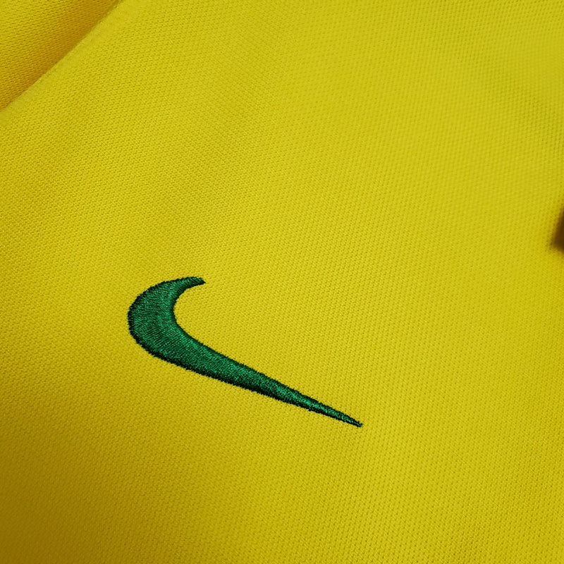 Camisa Polo Brasil Amarela - Masculina