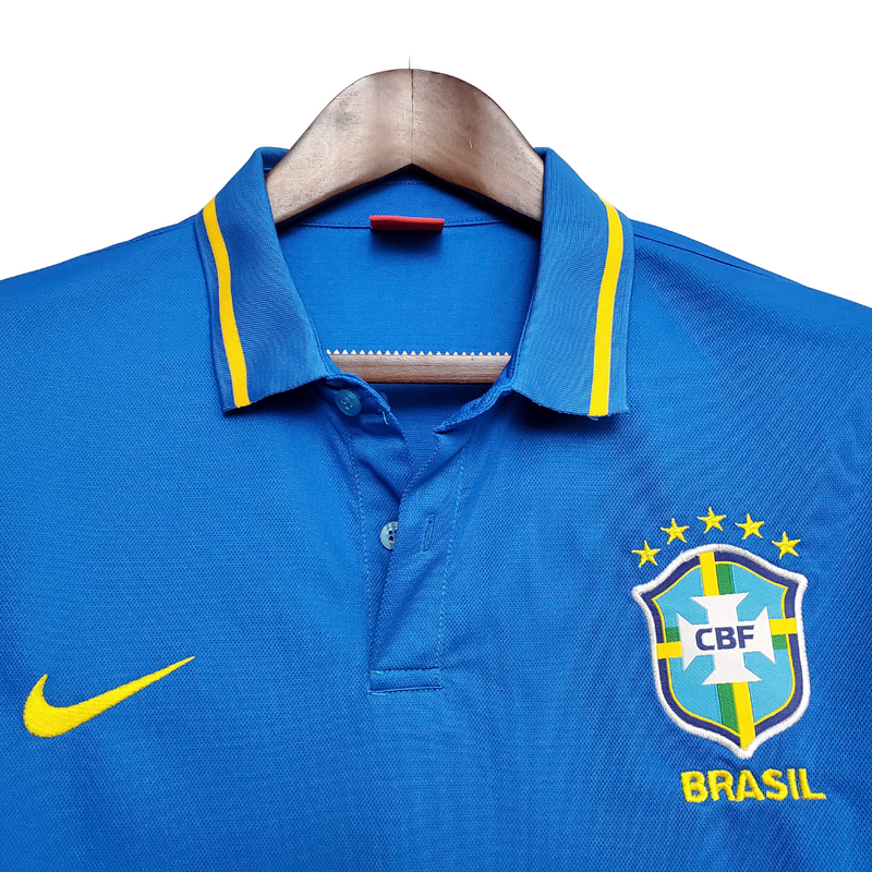 Camisa Polo Brasil Azul - Masculina