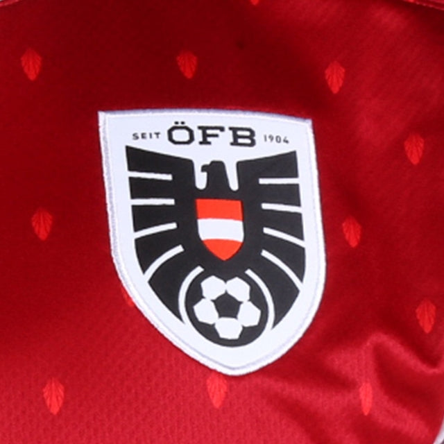 Camisa Seleção Áustria I 21/22 Puma - Vermelho e Branco