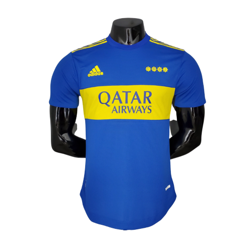 Camisa Boca Juniors I 2122 - Azul e Amarela - Adidas - Masculino Jogador